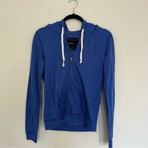America Eagle Blue Zip Up Hoodie